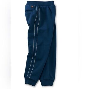 Kids Tea Collection Side Stitch Jogger Regatta Blue Navy W/ White Stitch 4T